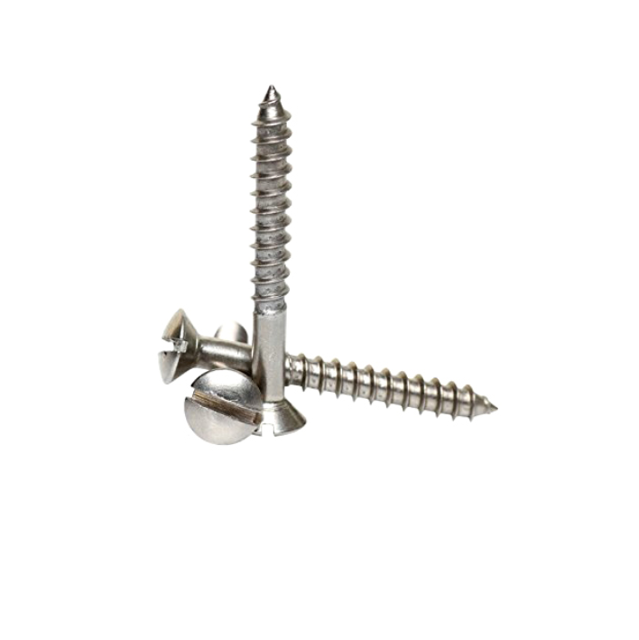 Customized Countersunk Self Tapping Screw Slotted Raised Countersunk Head Wood Screws