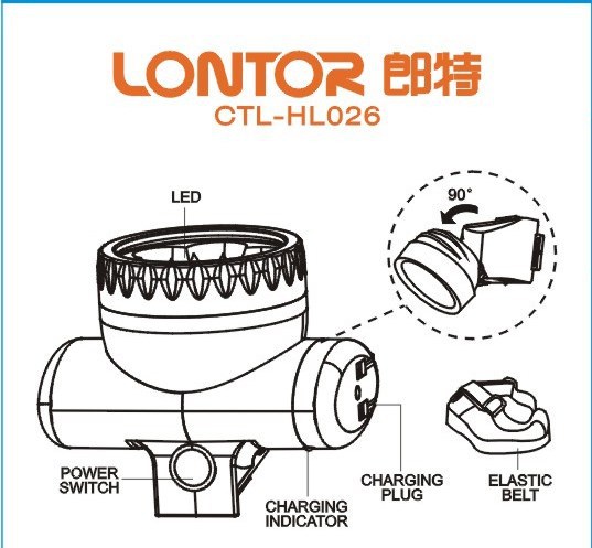 lontor充電式屋外ハイパワーledヘッドランプを着用する問屋・仕入れ・卸・卸売り