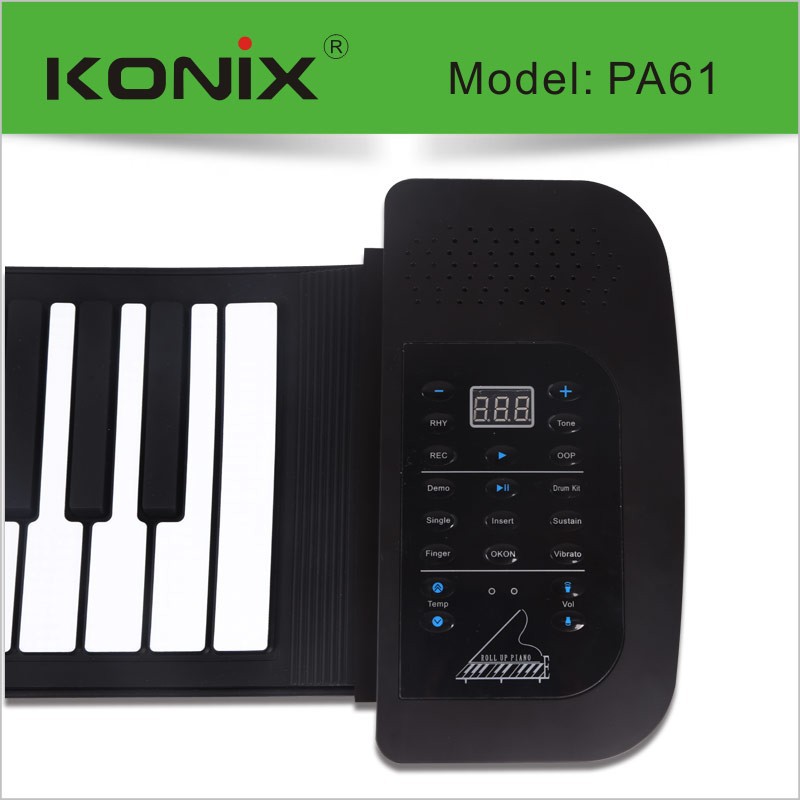 Protable And Mini 61 Keys Roll Up Piano Flexible Roll Up Electro<em></em>nic Keyboard With Louder Speaker(並行輸入)問屋・仕入れ・卸・卸売り
