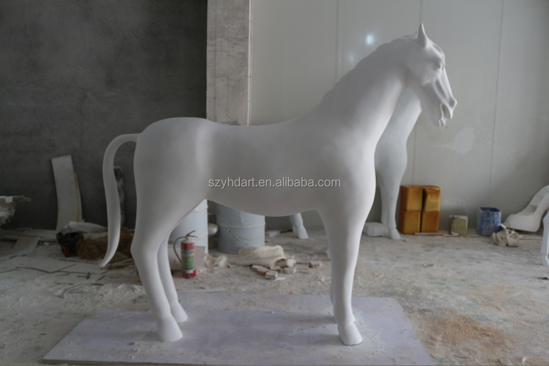 命- サイズのグラスファイバー製の馬のための公園展示問屋・仕入れ・卸・卸売り