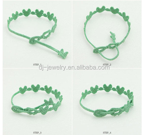 芽の絹シフォンファブリックフラワーブレスレット婦人用ベスト問屋・仕入れ・卸・卸売り