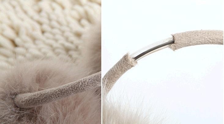 中国卸売サプライヤー2014年ファッションイミテーションゴールドキツネの毛皮のイヤーマフ耳暖かい冬の暖かいイヤーマフ着用の最も売れている製品問屋・仕入れ・卸・卸売り