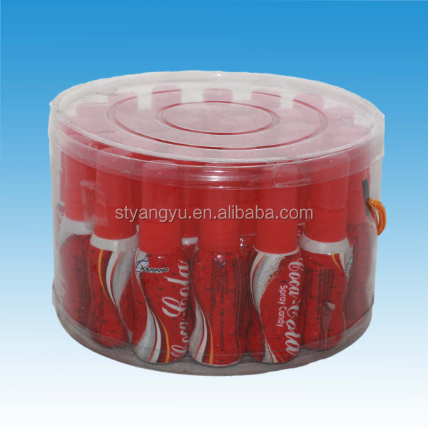 New design cola spray candy
