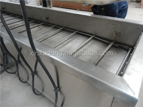 continuous snack frying machine