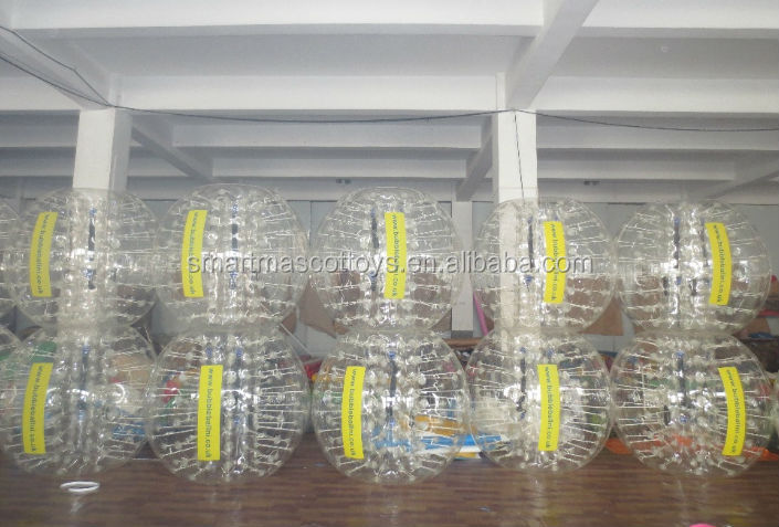 Durable bumperz bubble football inflatable bubble ball for football