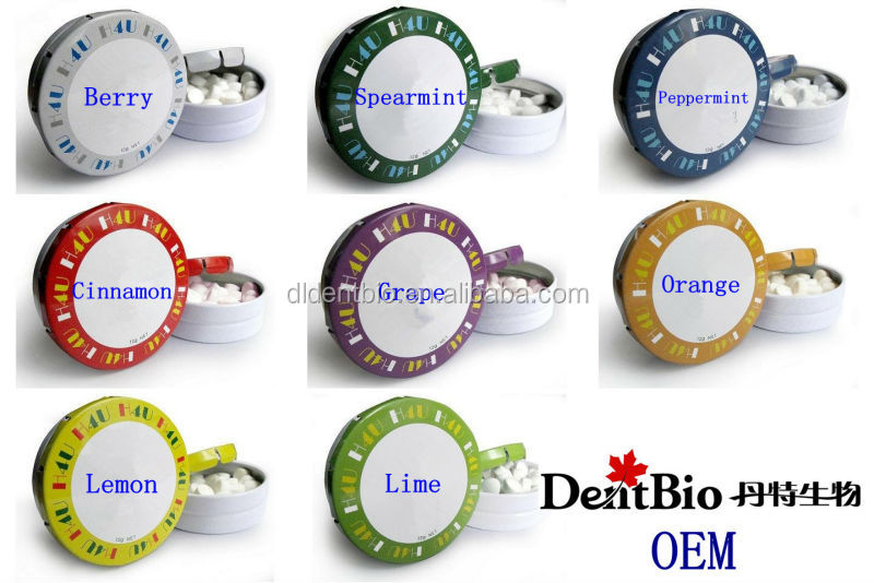 Cinnamon flavour in Click Clack Tin case OEM Sugar Free mints