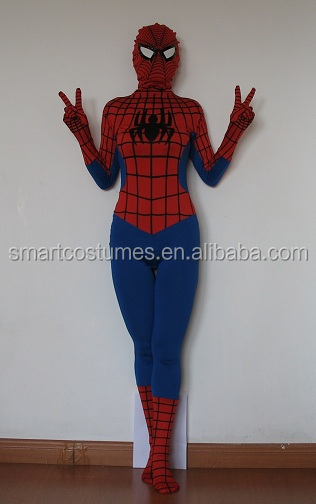 安いライクラゼンタイスパンデックスフルボディモーフスパイダーマン衣装大人のためのスーツ問屋・仕入れ・卸・卸売り