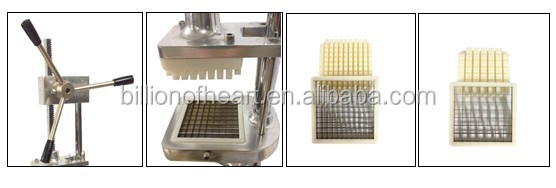 Manual French fry slicer