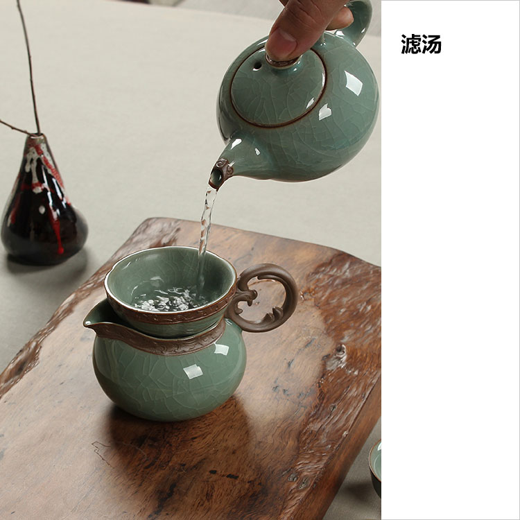 新しいスタイル2014年セラミックスティーセット、 中国の伝統的な有名なお茶のセット。 kongfuティーセット仕入れ・メーカー・工場