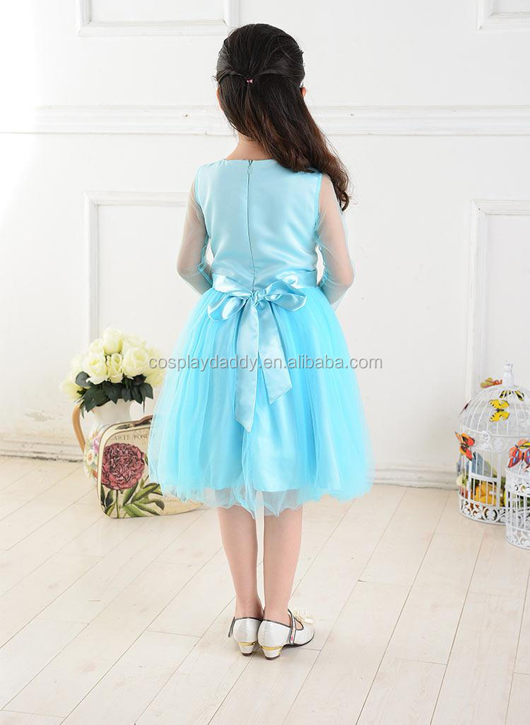 子供の女の子の冷凍エルザエルザ冷凍プリンセスドレス衣装からの安い中国の輸入問屋・仕入れ・卸・卸売り