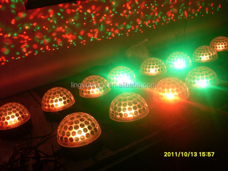 クリスマスled演出効果6x3wセブンマジック色吊り下げクリスタルボールライト仕入れ・メーカー・工場