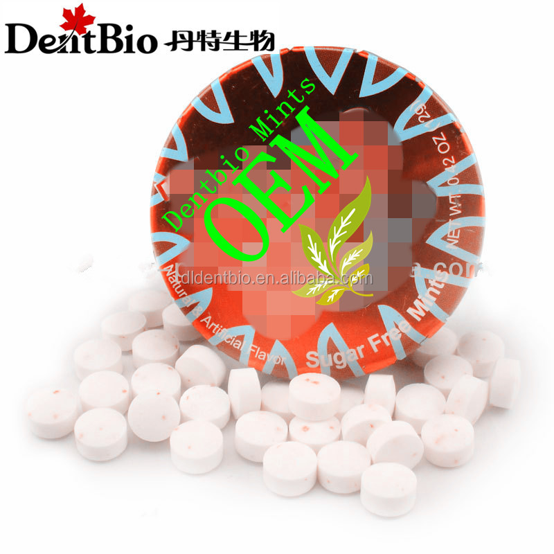 Lemon flavour in Click Clack Tin case OEM Sugar Free mints