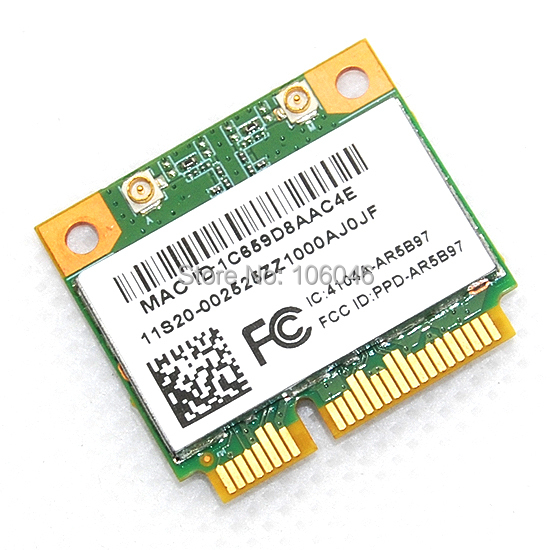 New Atheros AR9287 AR5B97 Wireless BGN 300 Mbps 802.11 b/g/n Half Wifi