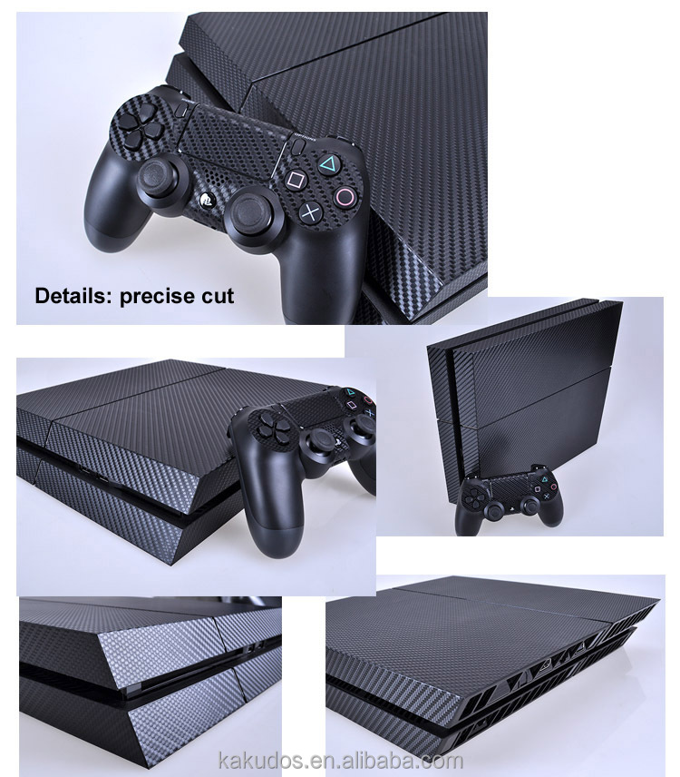 工場熱い販売の炭素繊維の皮のステッカーのためのps4問屋・仕入れ・卸・卸売り