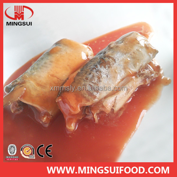 Can tin fish canned mackerel fish in tomato sauce