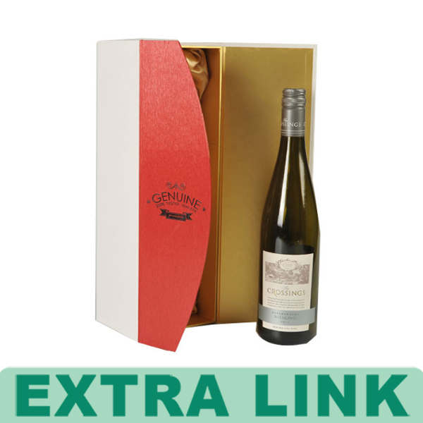 custom cardboard handmade modern cheap single bottle red wine box