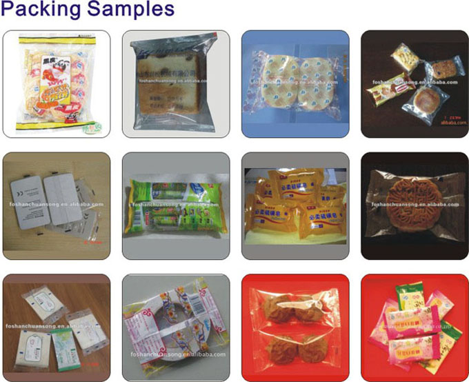 Horizontal packaging machines for chocolate bar, candies, biscuits