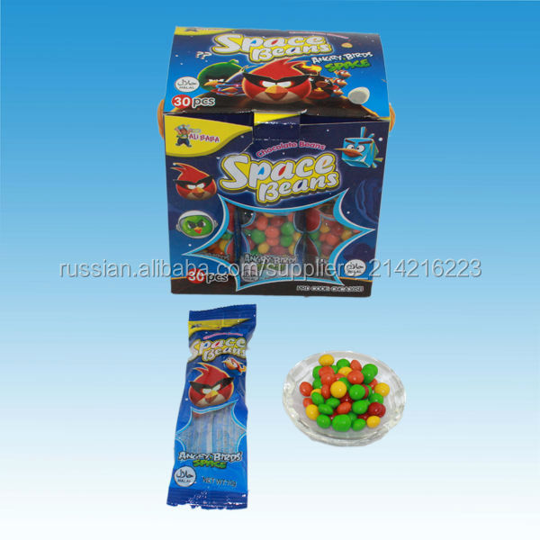 Hot sell colorful sugar coated candy chocolate beans