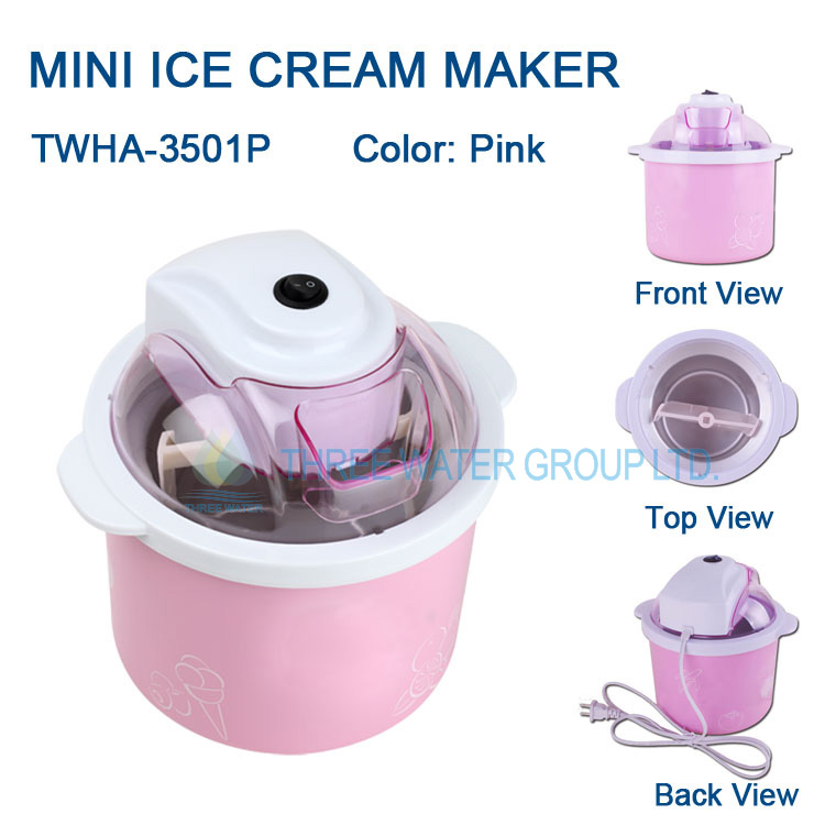 Hot Sale Mini Electric Ice Cream Machine,China ThreeWater price