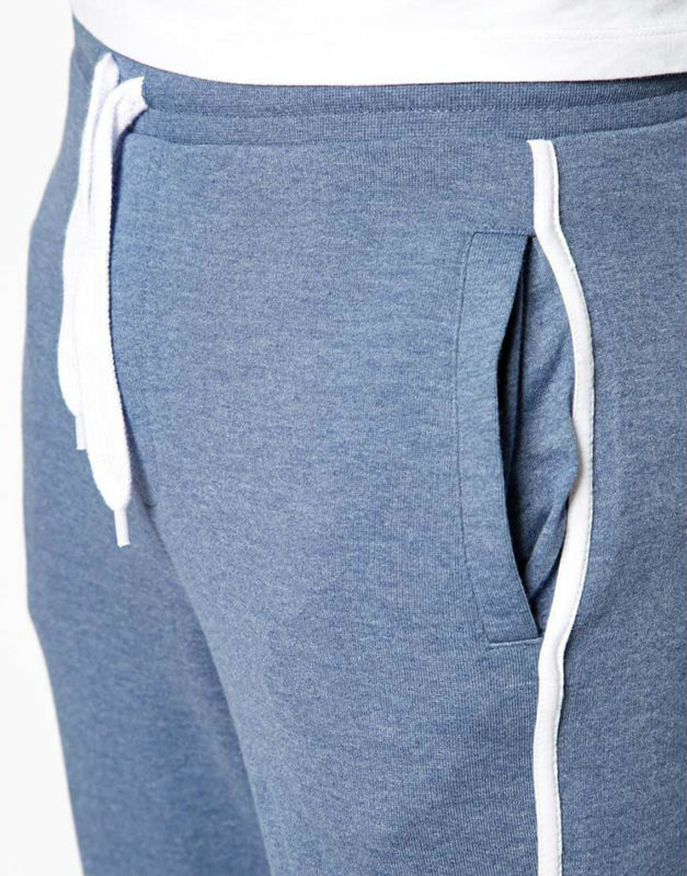 最新のデザインフリース生地スエットパンツのサイドストライプの男性のための問屋・仕入れ・卸・卸売り