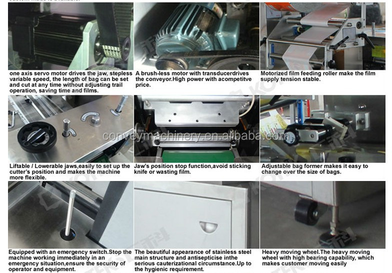 Horizontal Flow Wrapping Machine For Chocolate Bar