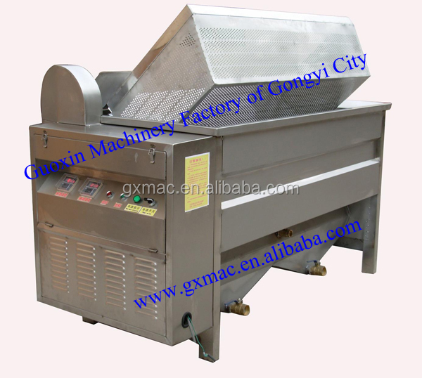 Guoxin Factory automatic potato chips frying machine/ kfc chicken frying machine