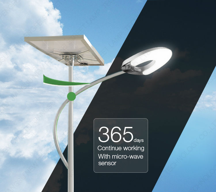 新しいip65米国creeledソーラー街路灯5年保証太陽led街路照明問屋・仕入れ・卸・卸売り