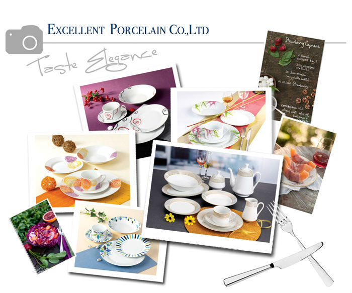 Fine Porcelain Brand Names Of Dinner Set Of Catering Crockery With