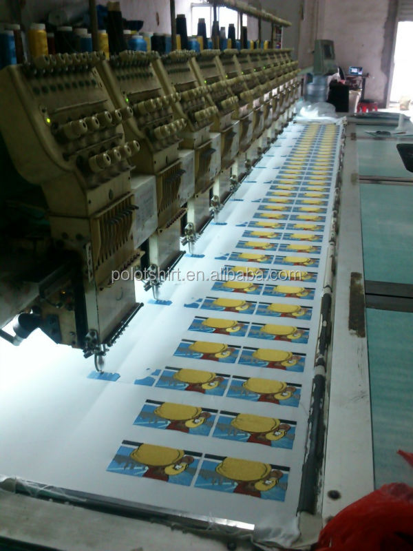 ファッションコットンポロシャツのための中国でのマニュアル刺繍パッチ仕入れ・メーカー・工場