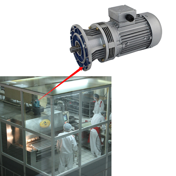 WB series cycloidal Speed reducer for Food machinery cinnamon burst cheerios machine