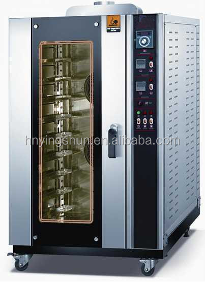 10 trays steam function gas convection oven
