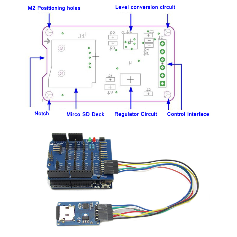 Sd card arduino схема