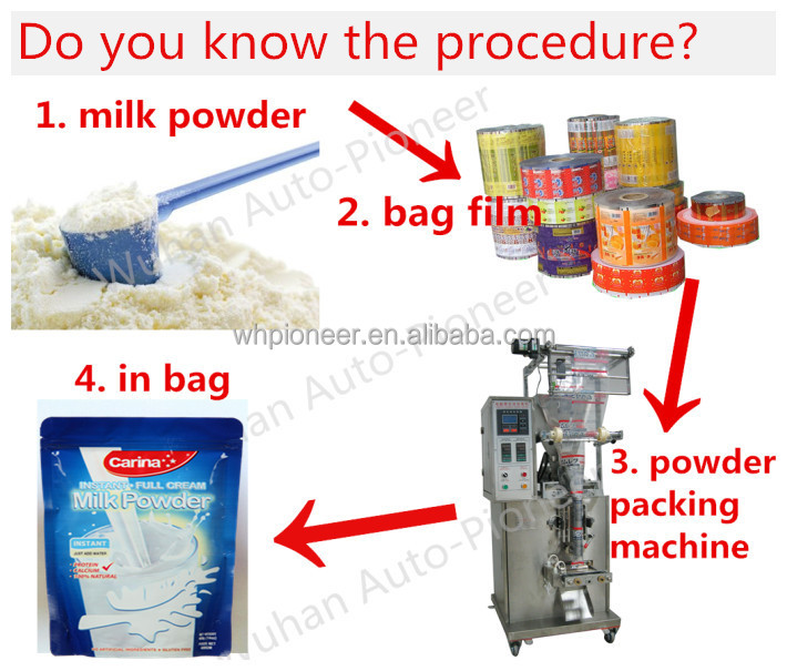 Alibab China cocoa powder packing machine
