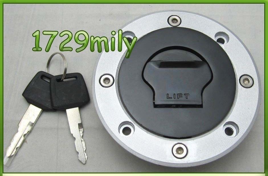 00 01 02 03 For SUZUKI GSXR 600 750 1000 k1 fuel gas tank cap cover lock key 4 holes