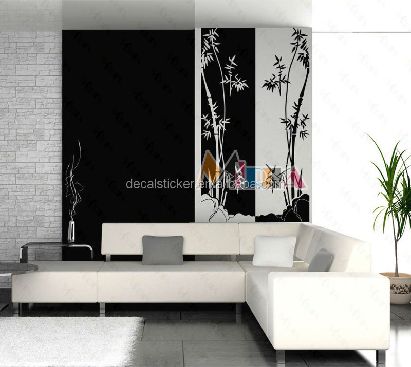 竹のデザイン2014年売れ筋ファッション抗- 水装飾的な壁デカールステッカーリビングルームのための問屋・仕入れ・卸・卸売り