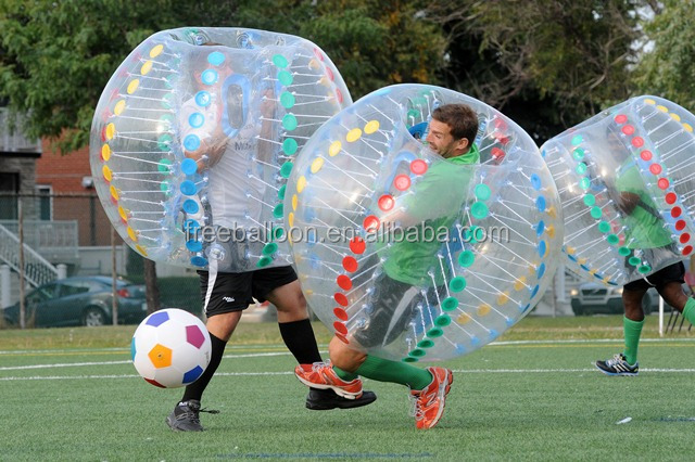 Top sale jump inflatable bubble football, loopy balls