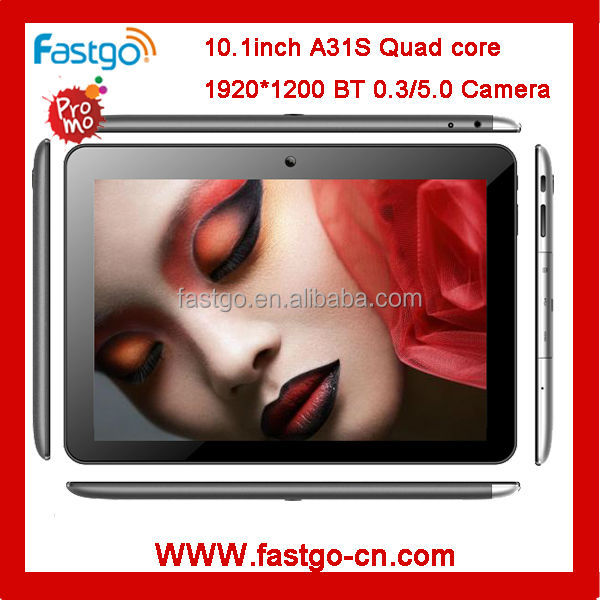 2014年新製品: a31s10.1インチクワッドコアアンドロイドタブレットoemhd1g/16g1920*1200bt/odm問屋・仕入れ・卸・卸売り
