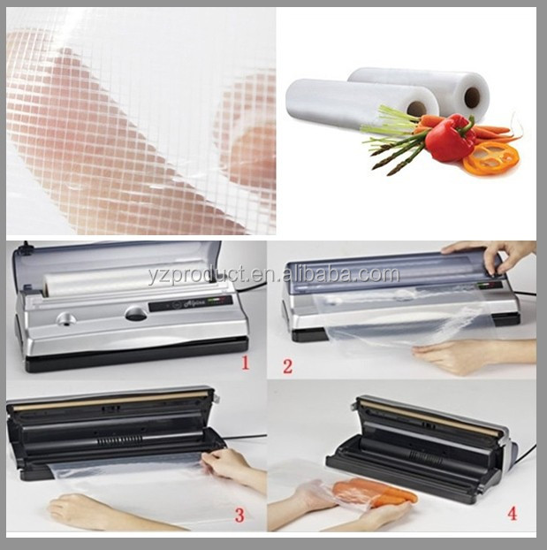 commercial grade food saver vacuum sealer bag on a roll,China YZ Packing price supplier 21food