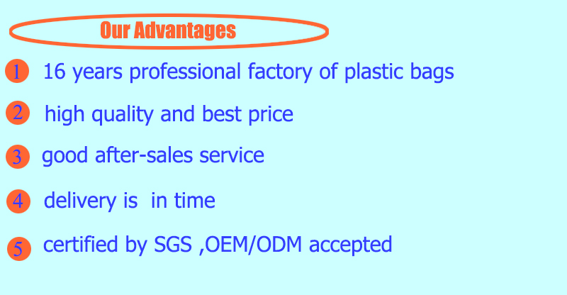 transparent household packaging plastic bags on roll