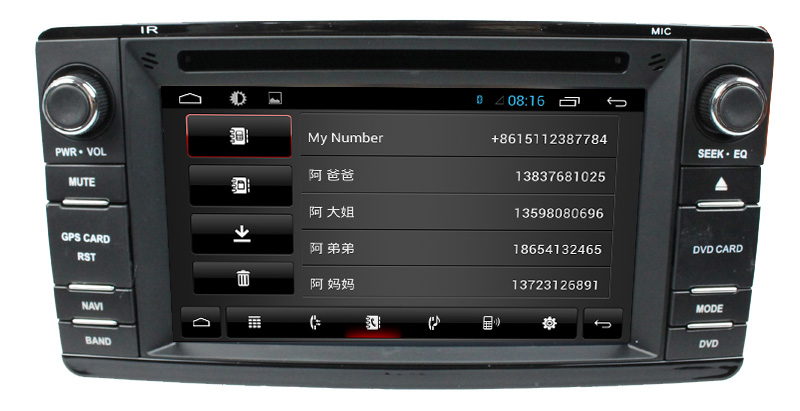 純粋なandroid4.2. 22013三菱アウトランダーブルートゥース付車のdvdプレイヤー/ラジオ・tv/gps/3g/wifi/アンドロイド! 良い品質!問屋・仕入れ・卸・卸売り