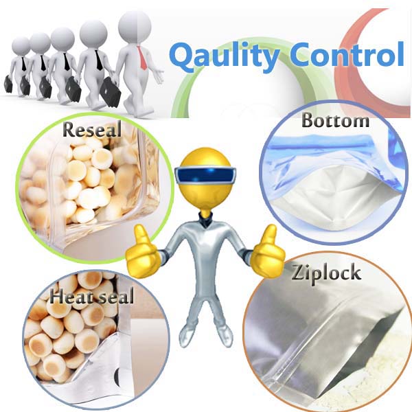 anti-static foil backed clear front stand up tea bags