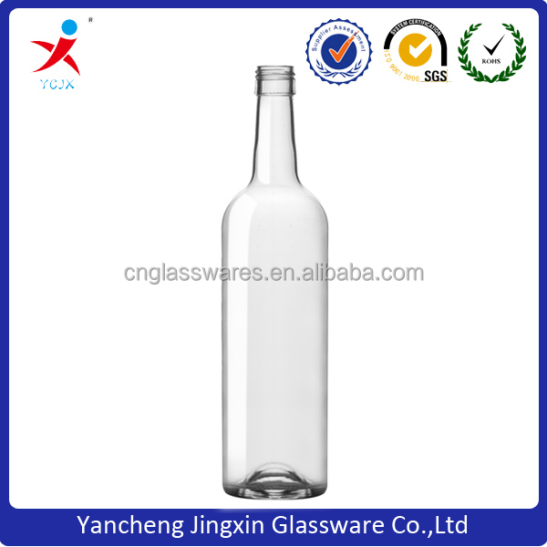 750ml glass wine bottle