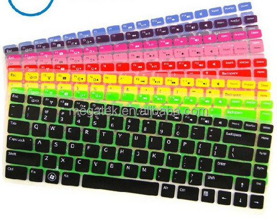 ソリッドカラー用キーボードプロテクターシリコンのラップトップデル14r/n411問屋・仕入れ・卸・卸売り