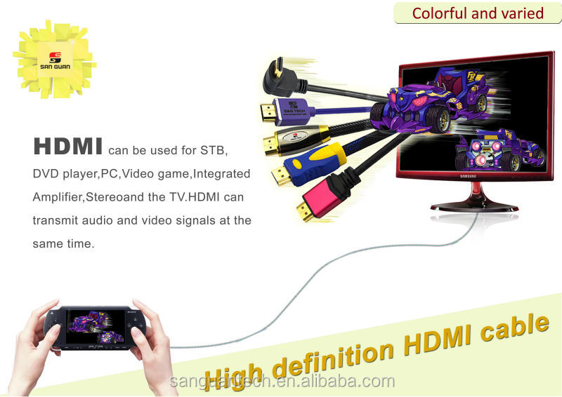 Hdmiケーブルまたは1.3v1.4v1m1.5メートル1.8メートル2m工場昇進価格利用hdtv用、 dvdplayer、 ps3,xbox360やその他のデバイス問屋・仕入れ・卸・卸売り
