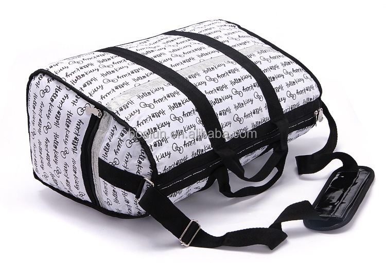 新しいアイテムキティ美しい文字スーパーは、 耐摩耗性バッグ旅行用バッグジッパー付きバッグ卸売仕入れ・メーカー・工場