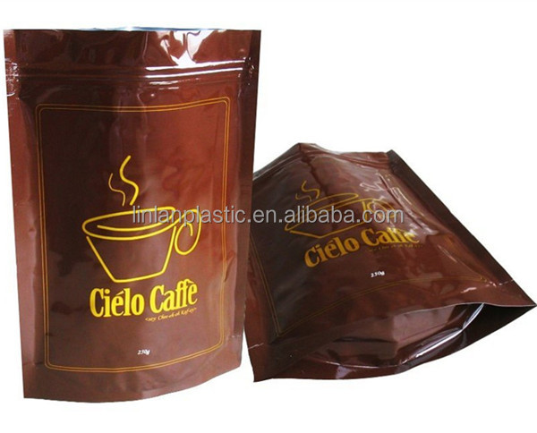 OPP/VMPET/PE stand up Cocoa Powder Pouches