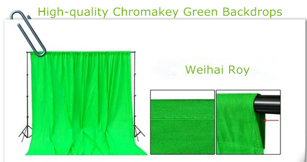 緑whroy3m*6m/10*20ft折りたたみモスリン背景の写真撮影ビデオの背景問屋・仕入れ・卸・卸売り