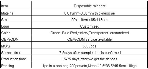 Promotio<em></em>nal fashio<em></em>nable disposable pe rain po<em></em>ncho for adult Asian Hot問屋・仕入れ・卸・卸売り