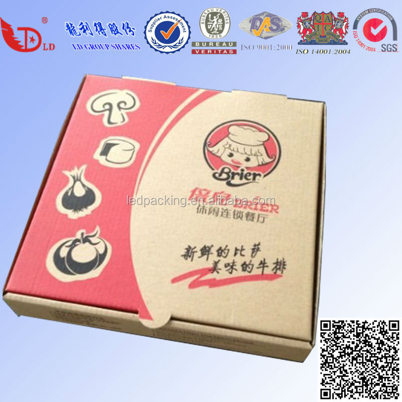 Custom Flexo Printed Cheap Pizza Boxes