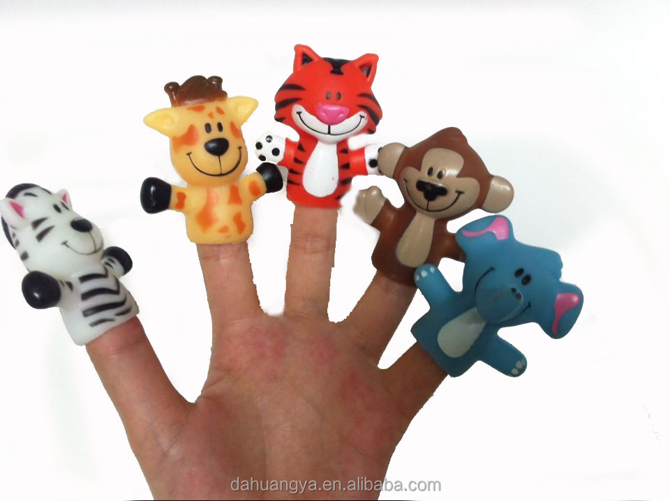 プロモーション動物の形の指人形のおもちゃ問屋・仕入れ・卸・卸売り